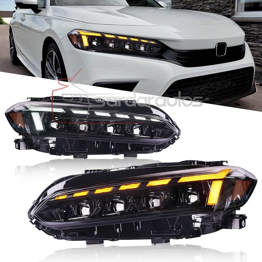 Honda Civic 11 Gen 2022-2024 LED Headlight Front Lamps