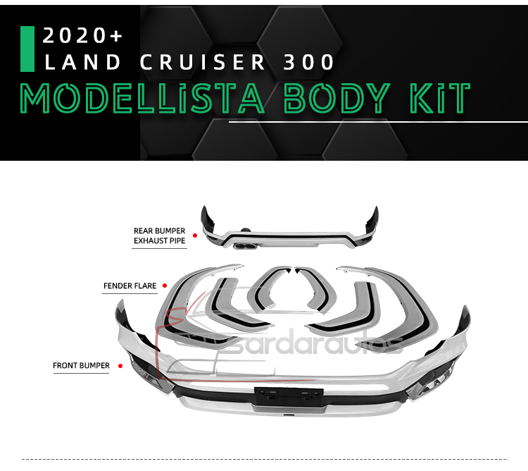 Toyota Land Cruiser LC300 Modellista Bodykit 2022