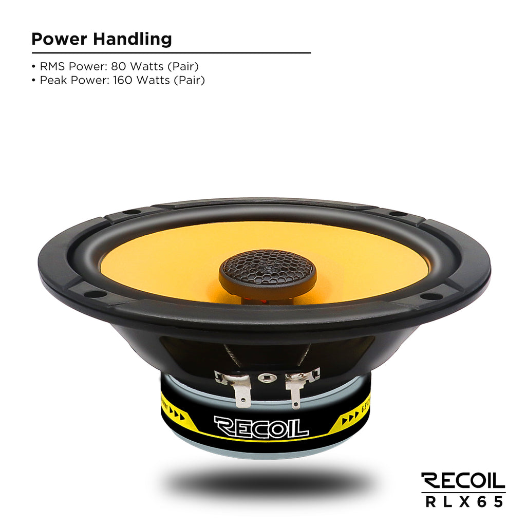 RLX65 Level-3 Series 6.5-Inch Car Audio Coaxial Speaker System