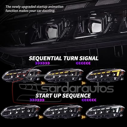 Honda Civic 11 Gen 2022-2024 LED Headlight Front Lamps