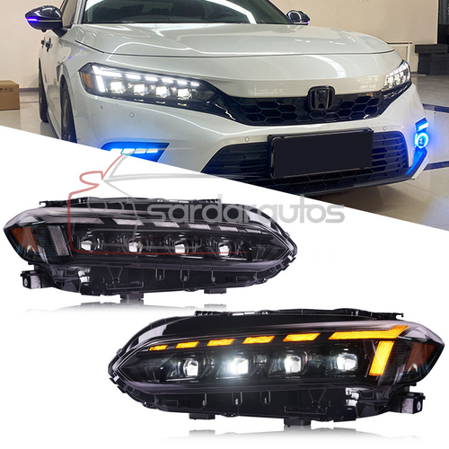 Honda Civic 11 Gen 2022-2024 LED Headlight Front Lamps