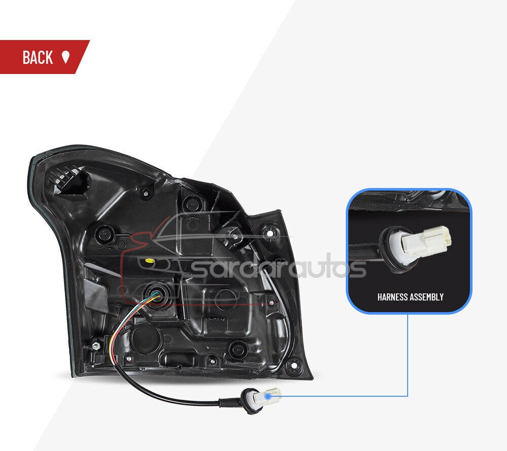 Suzuki Swift Matrix Style Tail Lights (2018-2026) RED/SMOKE