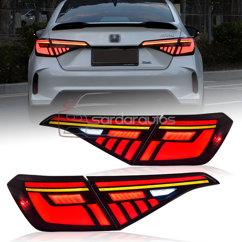 Audi Style Taillamps/Taillights for Civic 11 gen (2022-2026)