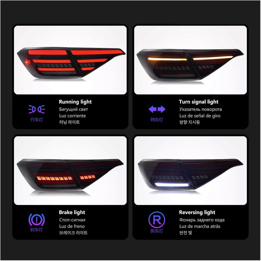 Honda Civic (2022-2026) Mugen Taillights Smoke