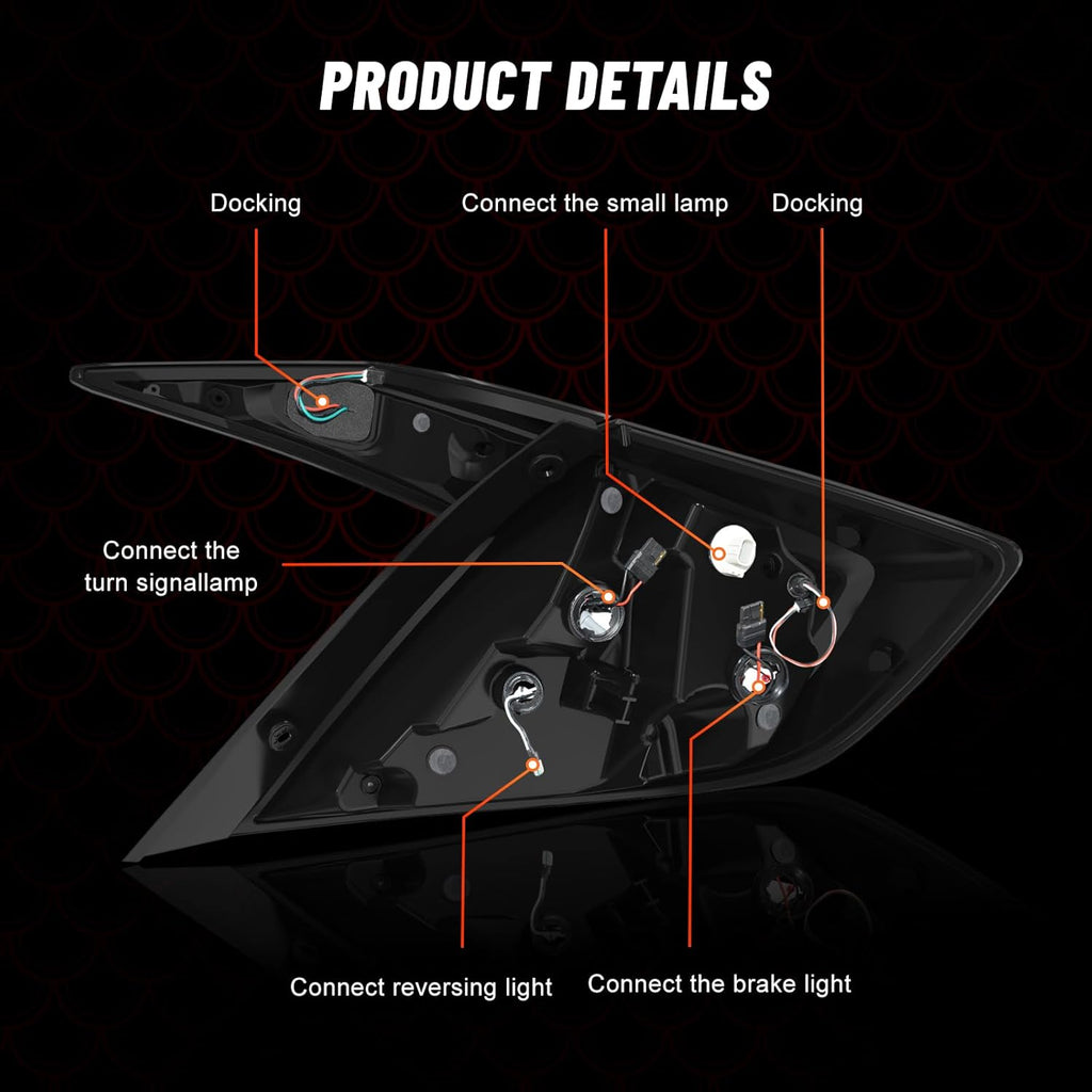 Honda Civic (2016-2021) Mugen Taillights-Tail Lamps