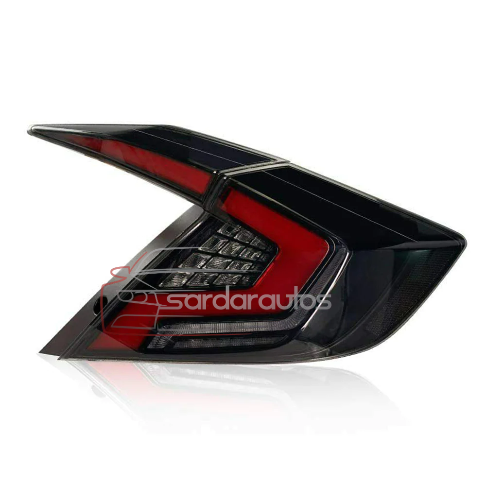 Honda Civic 2016–2021 Audi Style Tail Lights (Civic X Rear Lamps)