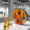 6 Copper Led Headlight Pair - Power Series High Brightness (420 WATTS) Original