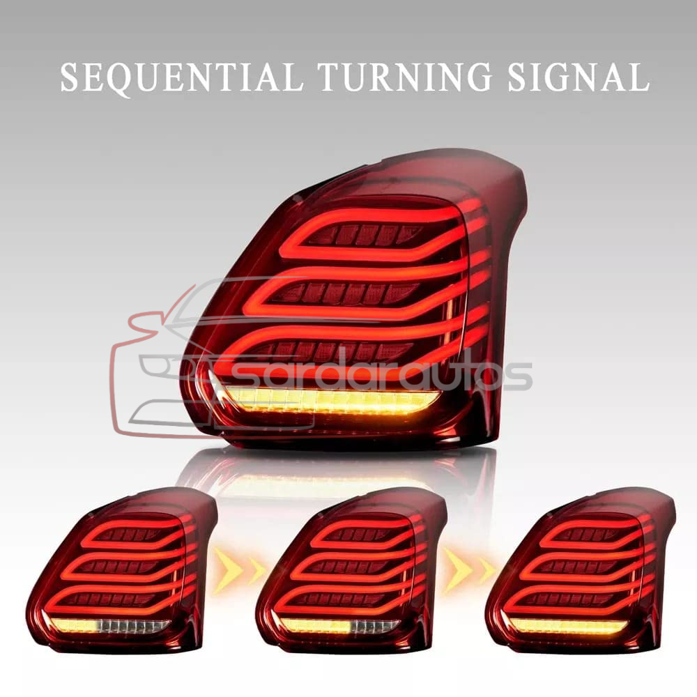 Suzuki Swift Matrix Style Tail Lights (2018-2026) RED/SMOKE
