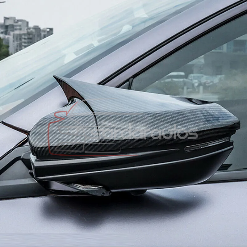 Honda Civic Batman Style Carbon Fiber Side Mirror Cover 2016-2021