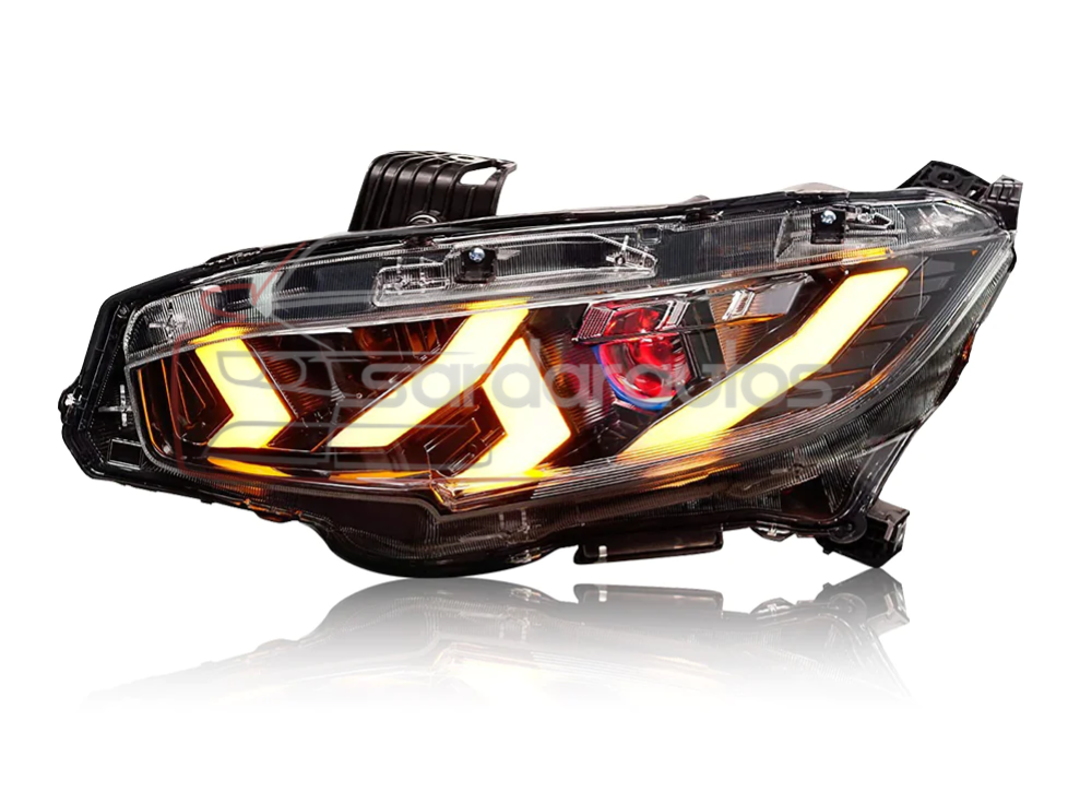 Honda Civic Lamborghini Huracan Style Headlight 2016-2019