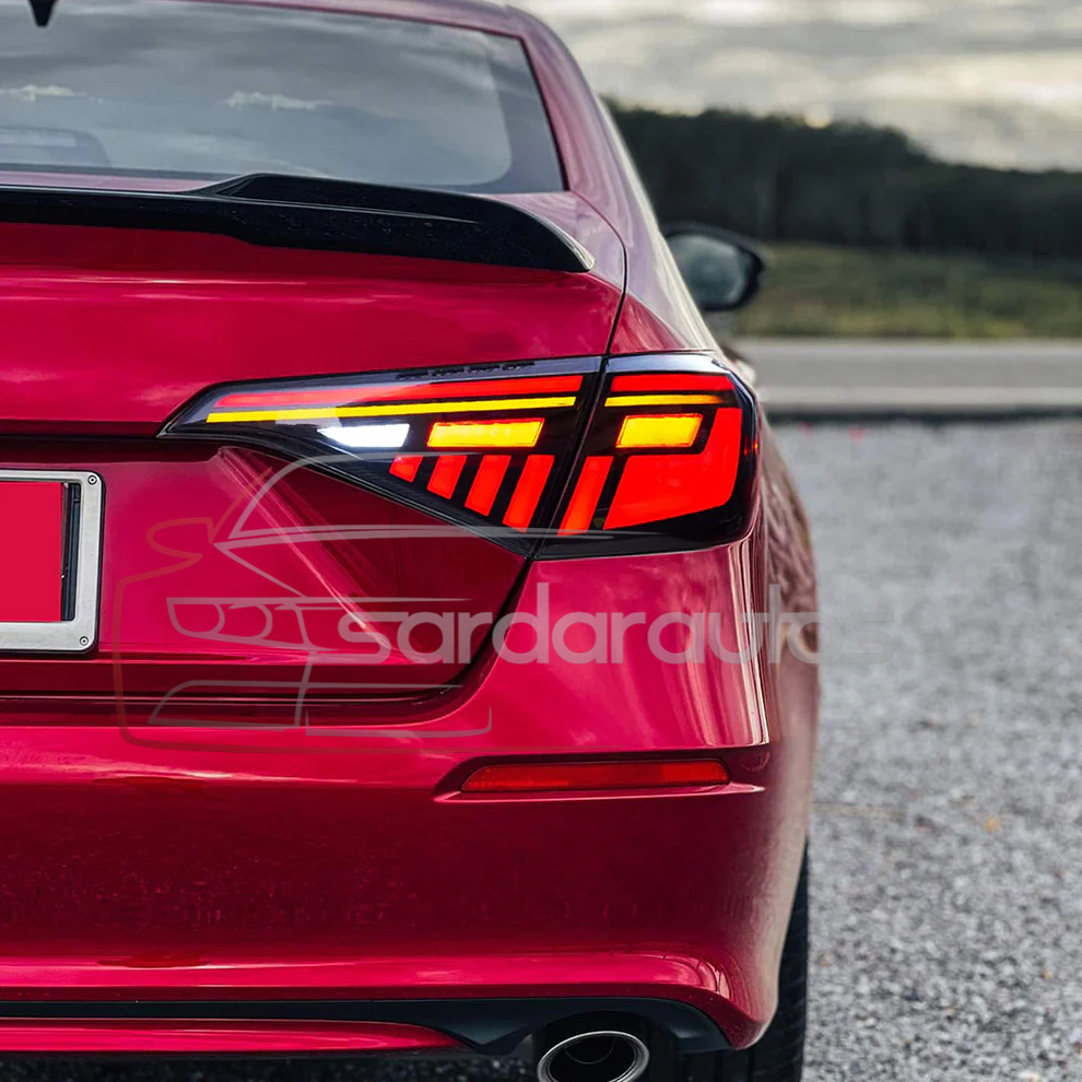 Audi Style Taillamps/Taillights for Civic 11 gen (2022-2026)