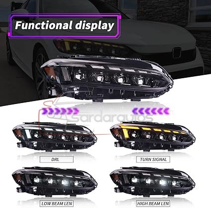 Honda Civic 11 Gen 2022-2024 LED Headlight Front Lamps