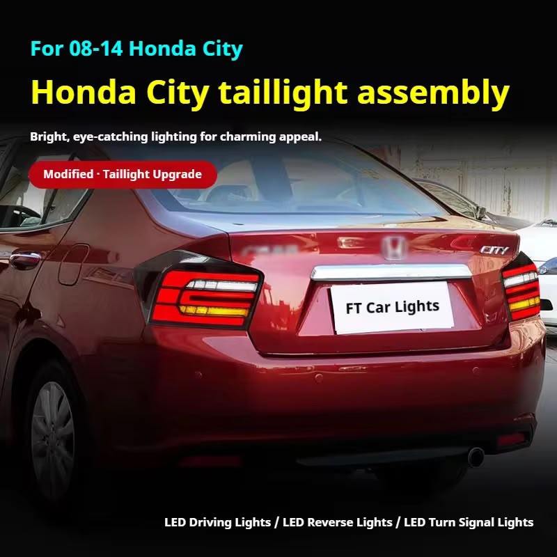 Honda City (2008-2021) Lava Taillights Smoke