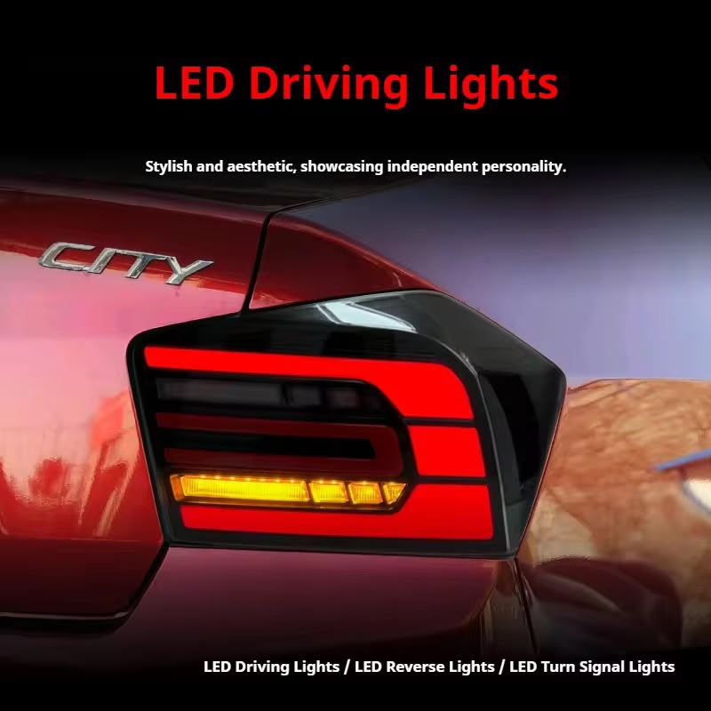 Honda City (2008-2021) Lava Taillights Smoke